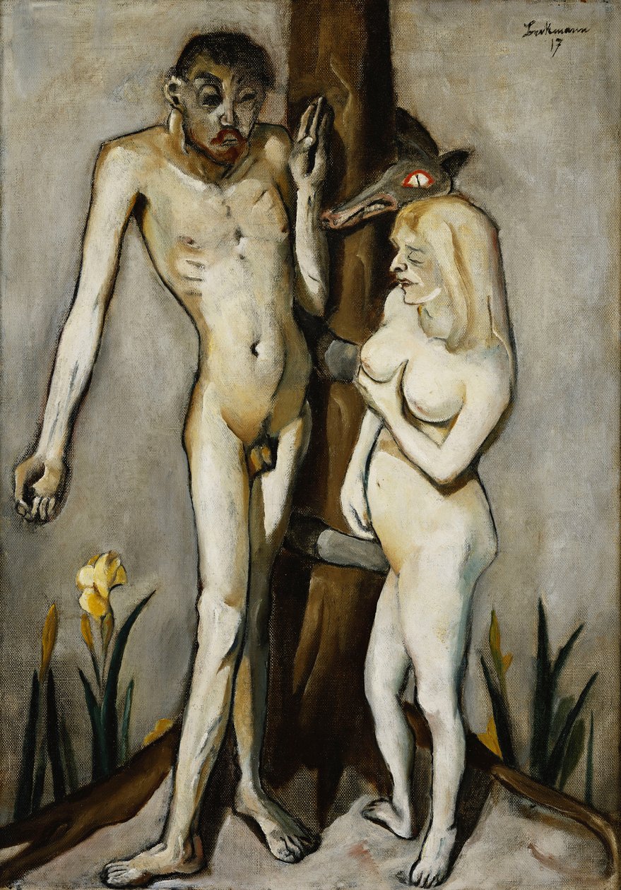 Adam i Ewa autorstwa Max Beckmann