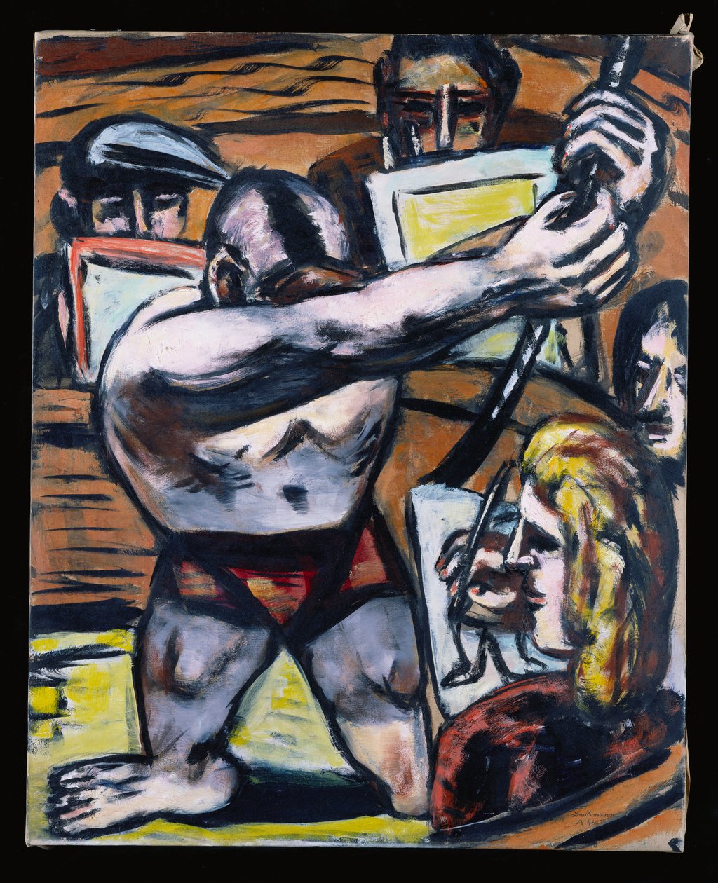 Akademie II, jesień 1944 (olej na płótnie) autorstwa Max Beckmann