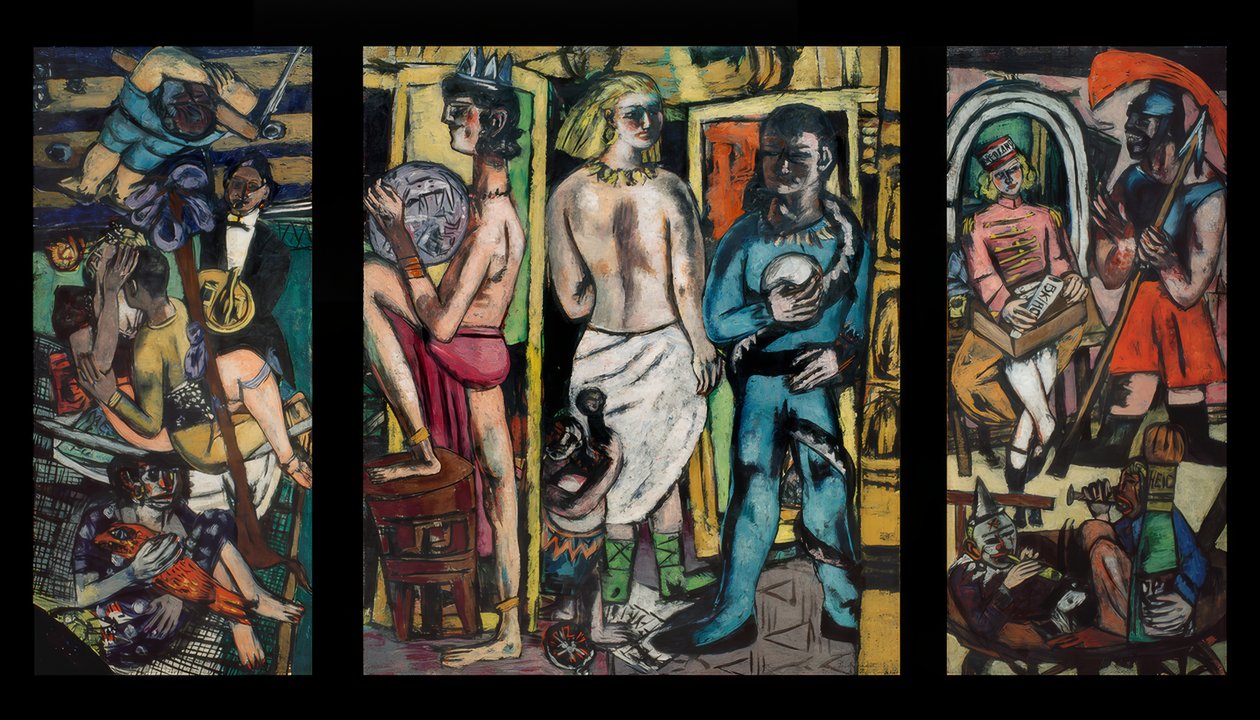 Akrobaci autorstwa Max Beckmann