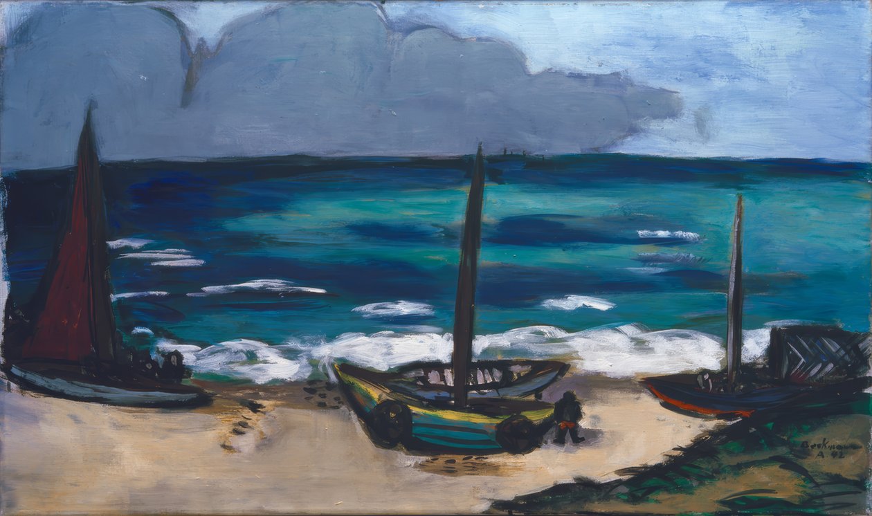 Zbliża się burza nad morzem autorstwa Max Beckmann