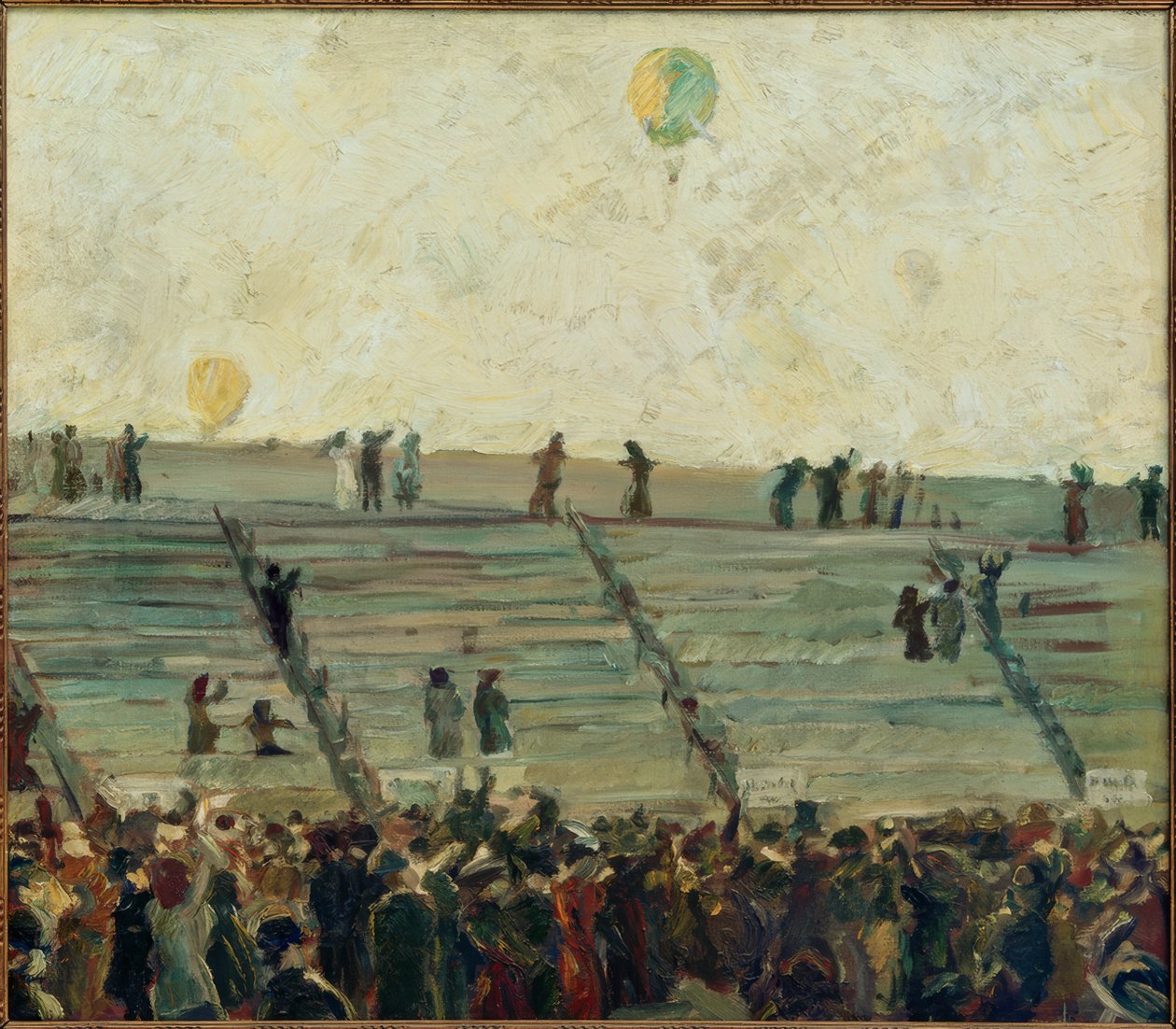 Wyścig balonowy autorstwa Max Beckmann