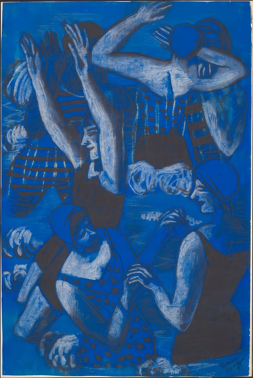 Kąpiących się autorstwa Max Beckmann