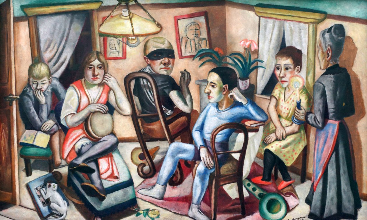 Przed balem maskowym autorstwa Max Beckmann