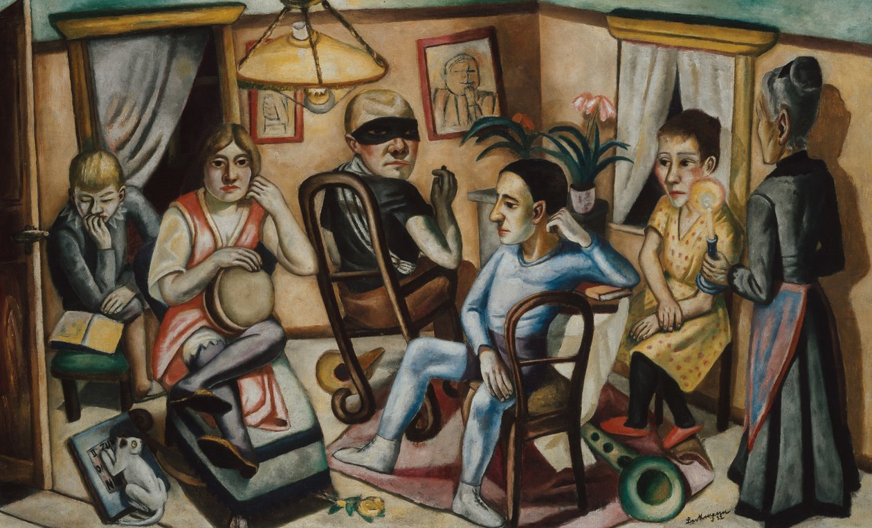 Przed balem maskowym, 1922. autorstwa Max Beckmann