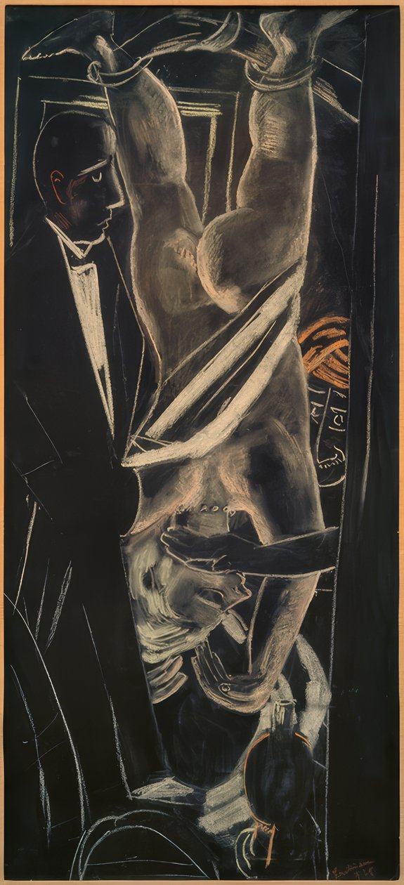 Spotkanie w nocy autorstwa Max Beckmann