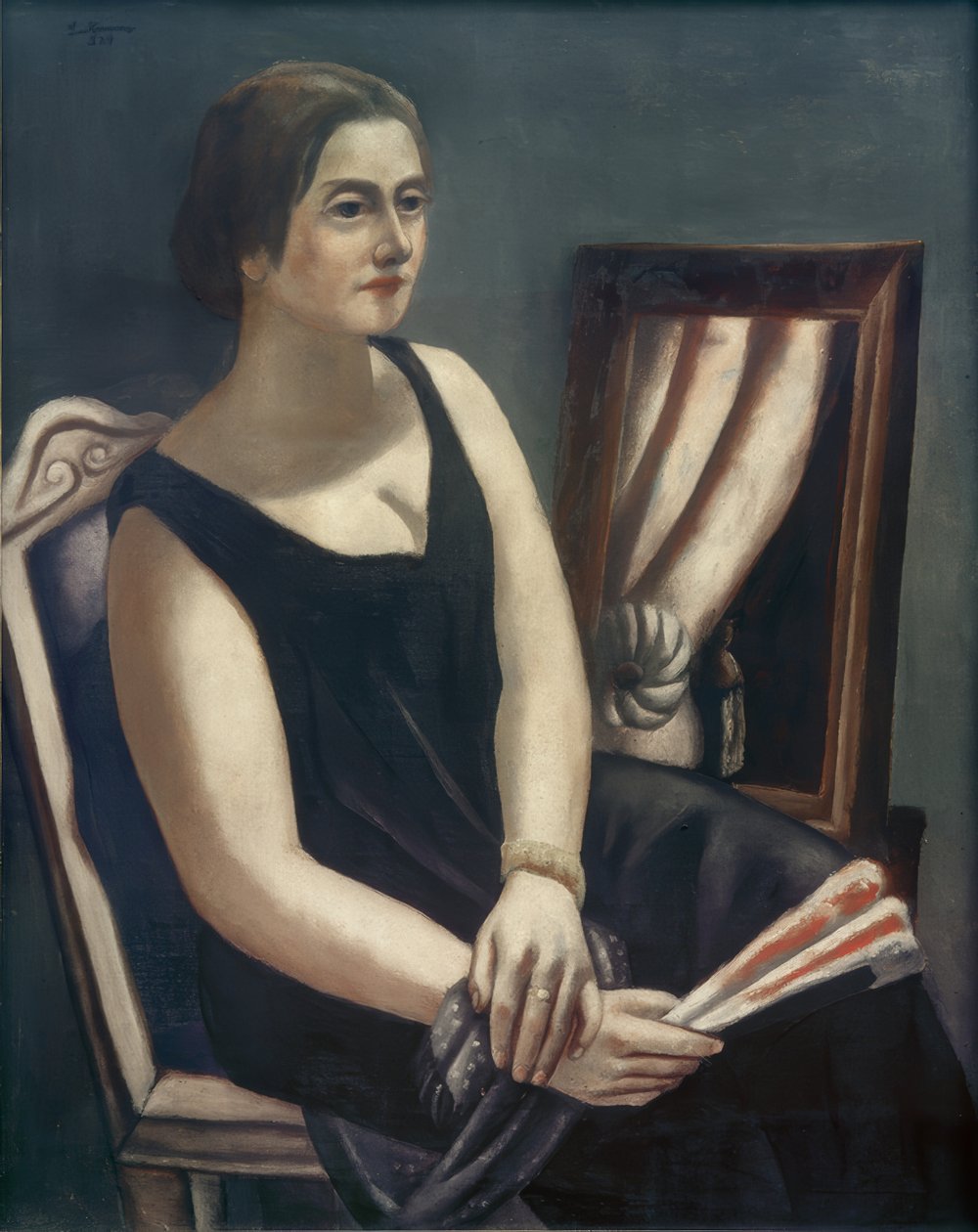 Portret Minny Beckmann-Tube autorstwa Max Beckmann
