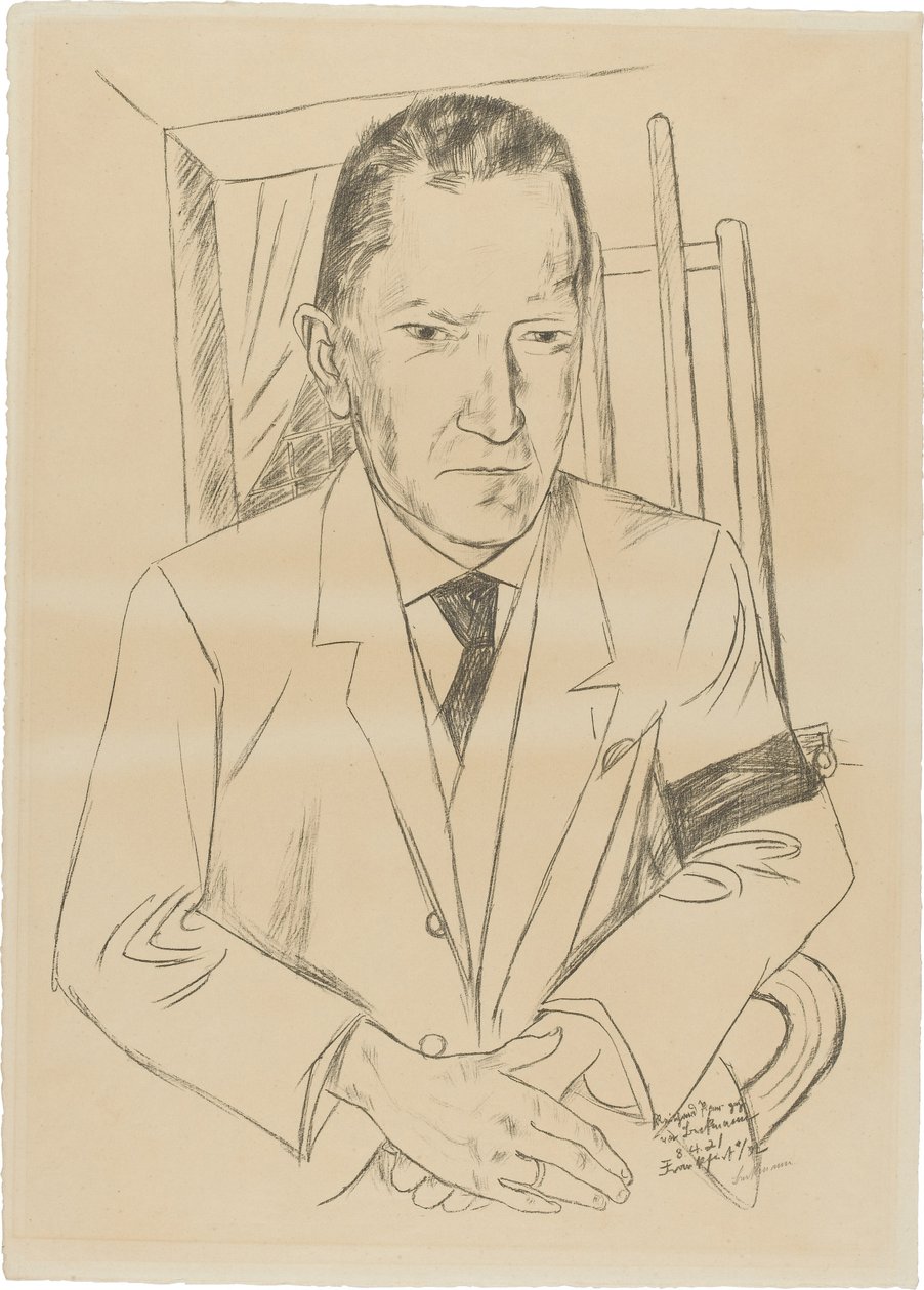 Portret Reinharda Pipera (1879–1953) autorstwa Max Beckmann