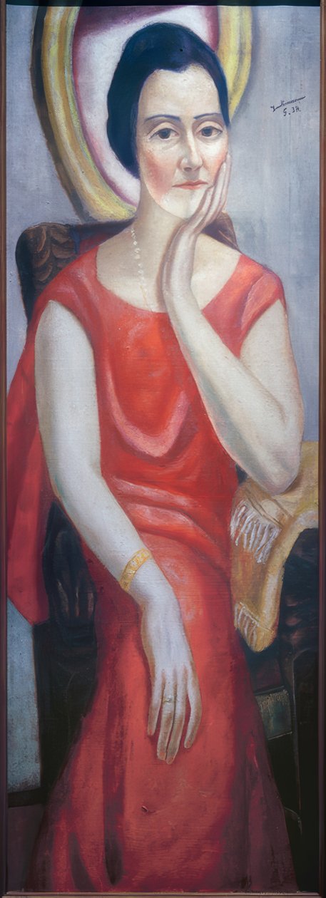 Portret Kathe von Porada autorstwa Max Beckmann