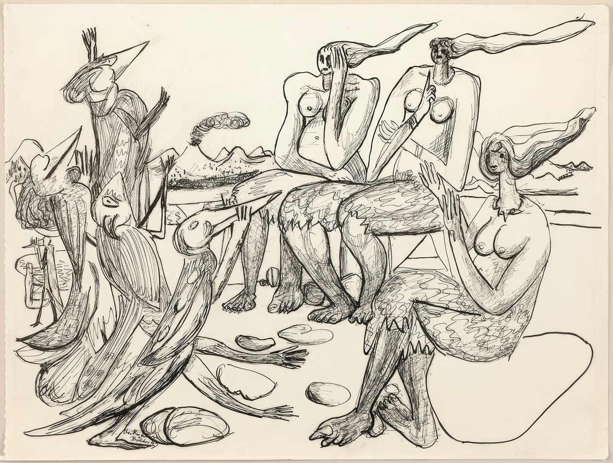 Ptaszkowanie autorstwa Max Beckmann