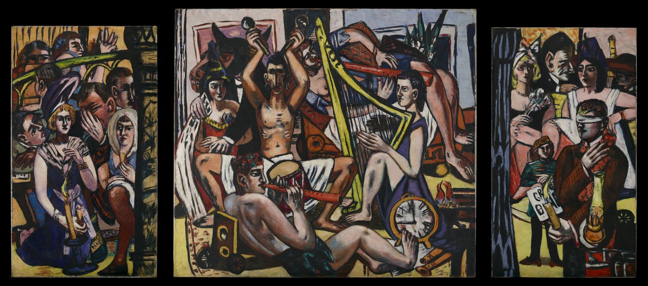 Blef Ślepego Człowieka autorstwa Max Beckmann