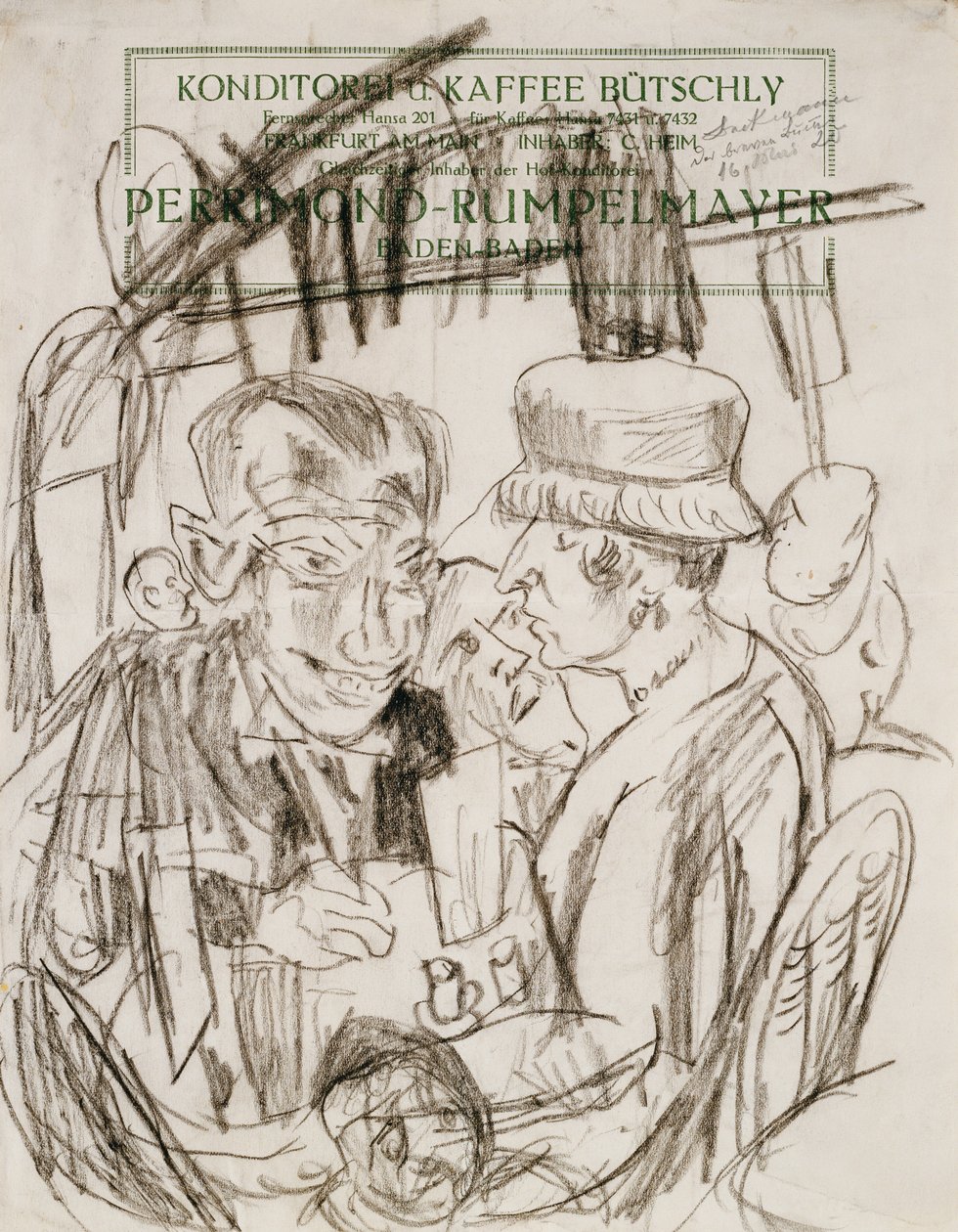 Café Vida; Cafehausszenepolish autorstwa Max Beckmann