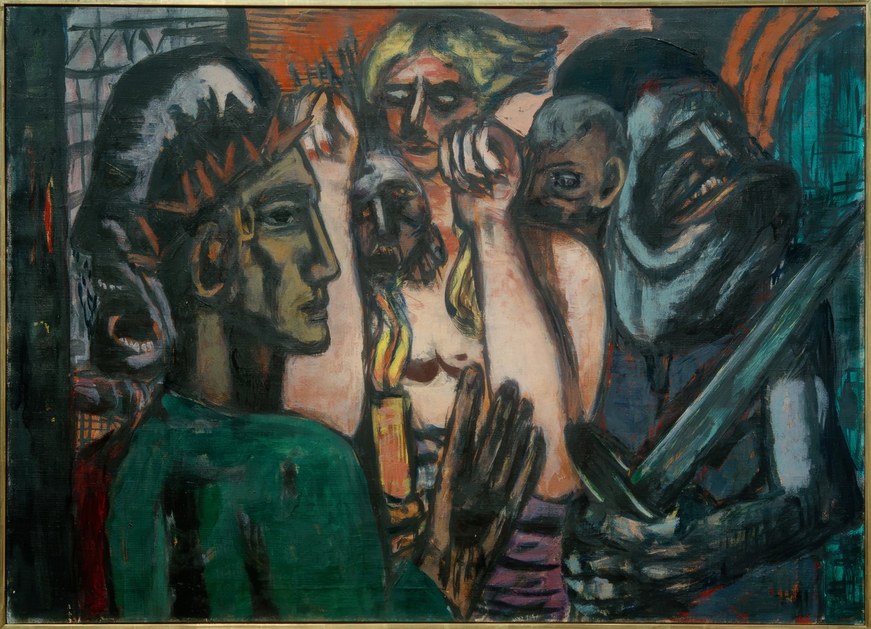 Chrystus w zawieszeniu autorstwa Max Beckmann