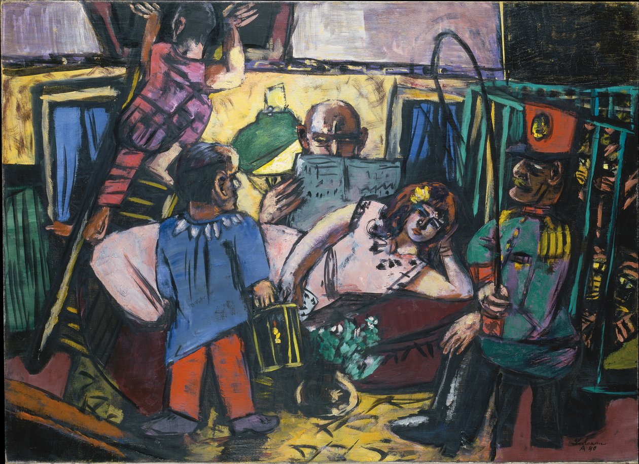 Cyrk Caravan autorstwa Max Beckmann