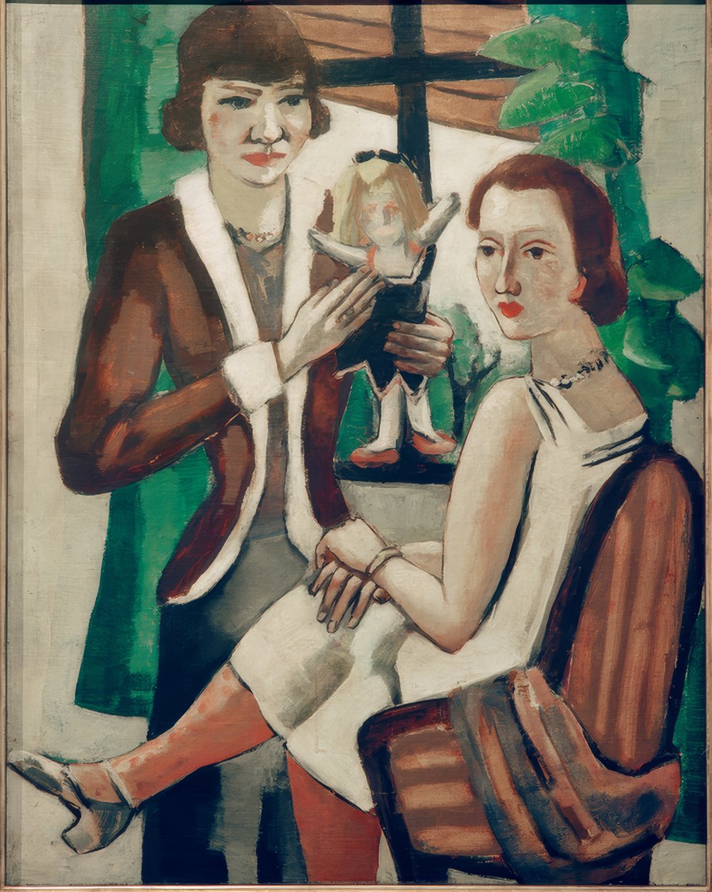 Panie przy oknie autorstwa Max Beckmann