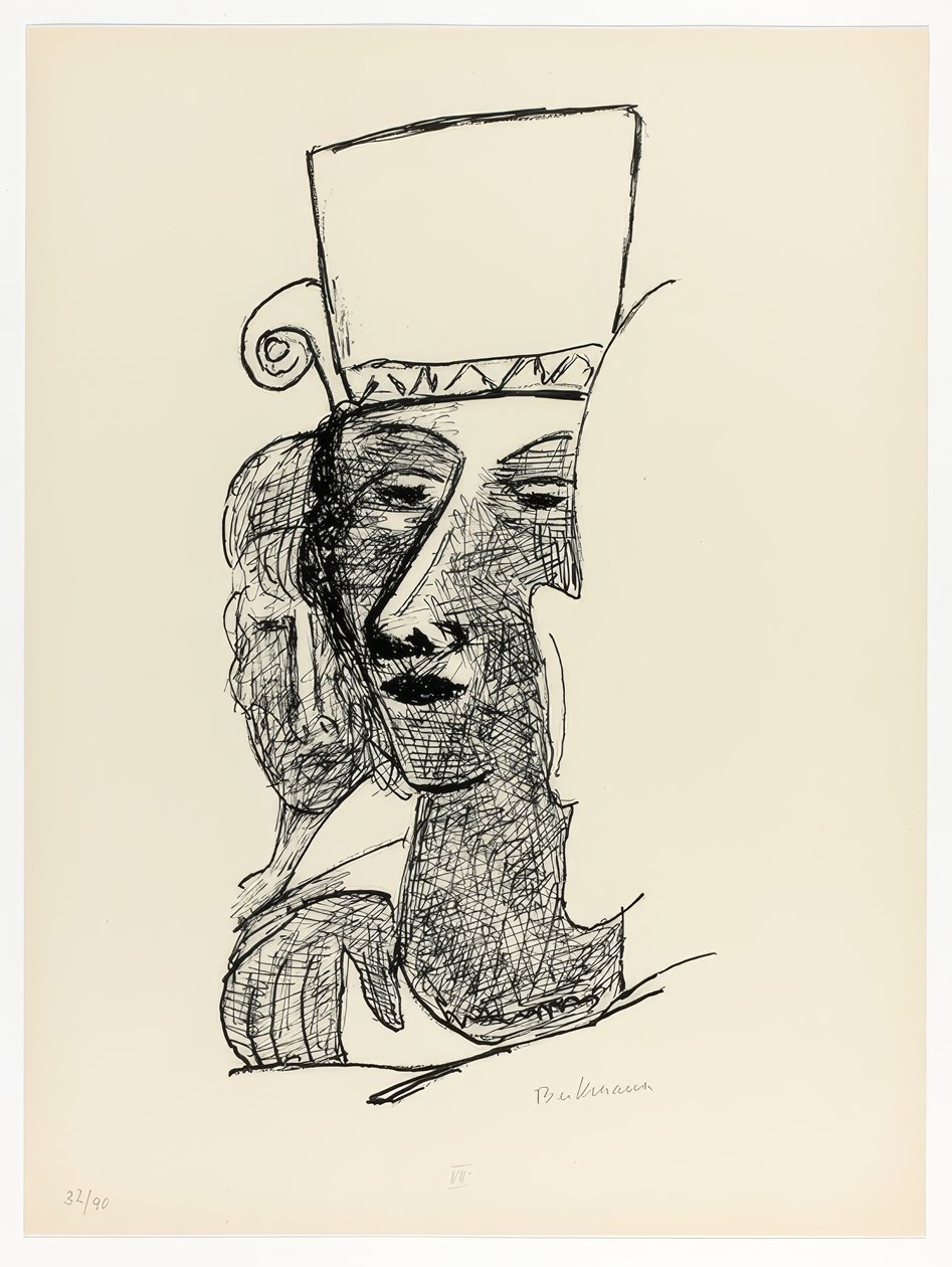 Tańcząca para, płyta siódma z Day and Dream autorstwa Max Beckmann