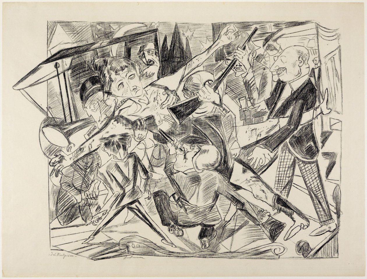Męczeństwo autorstwa Max Beckmann