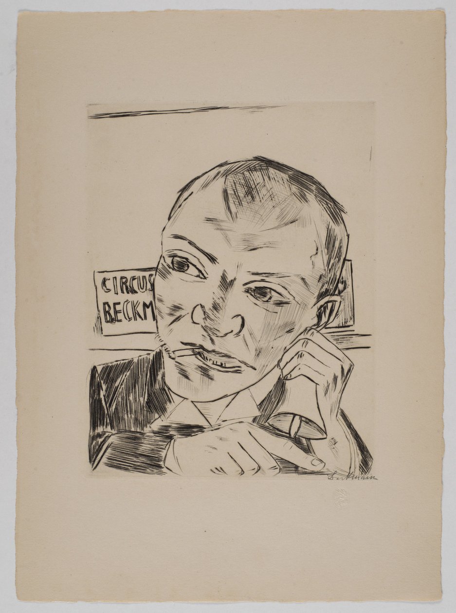 Krzykacz (Autoportret) autorstwa Max Beckmann