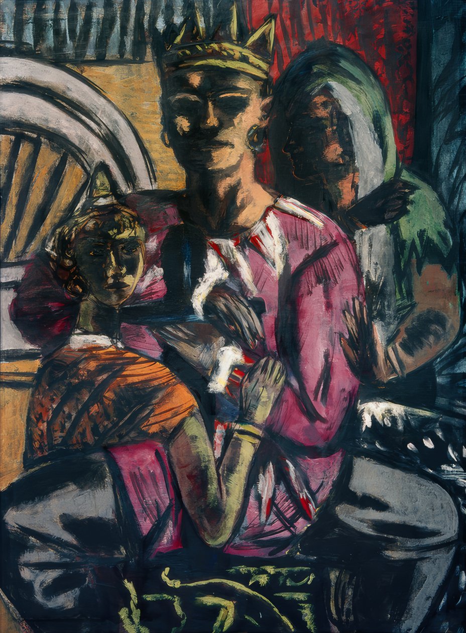 Król autorstwa Max Beckmann
