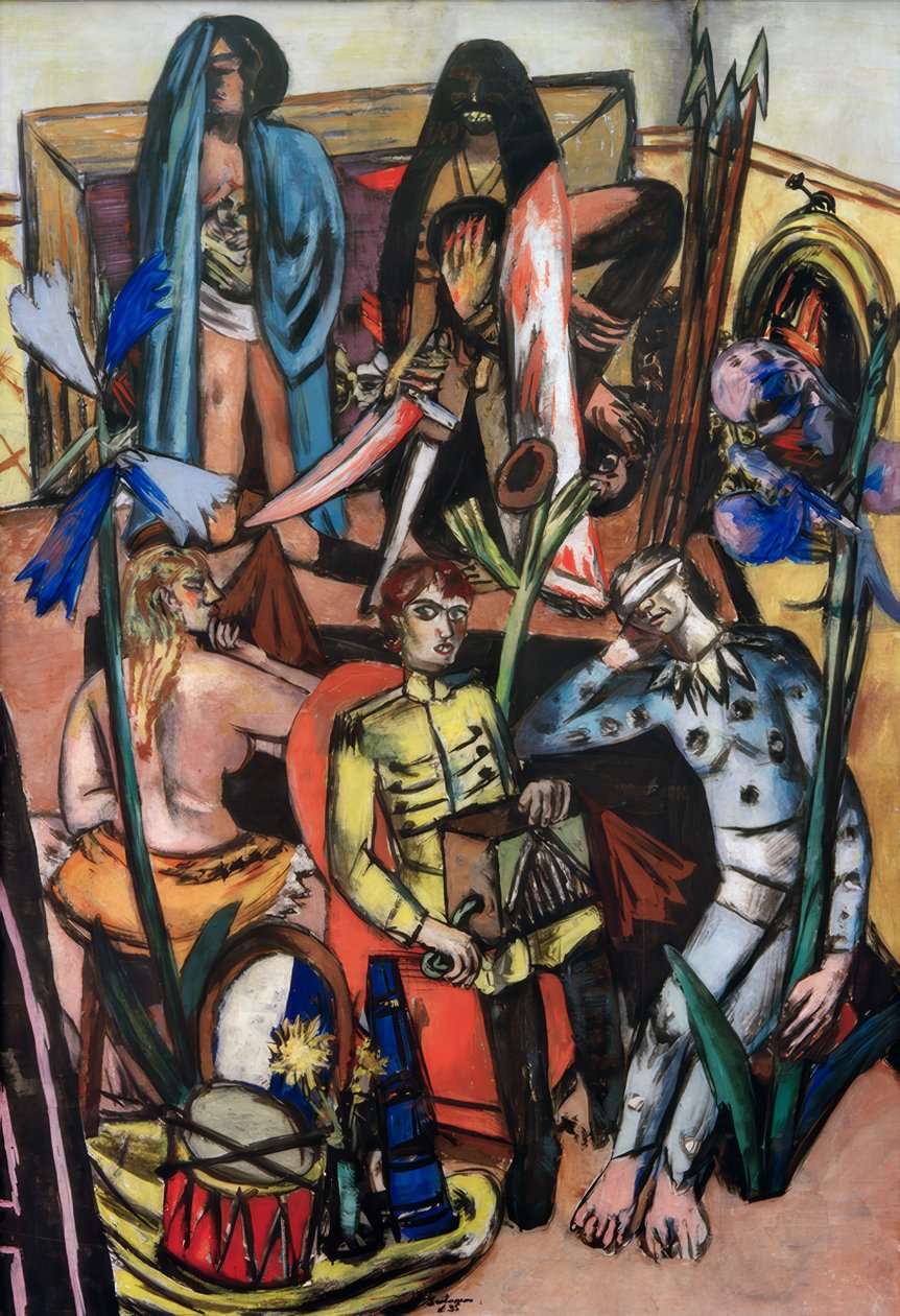 Leiermann (Pieśń o życiu) autorstwa Max Beckmann