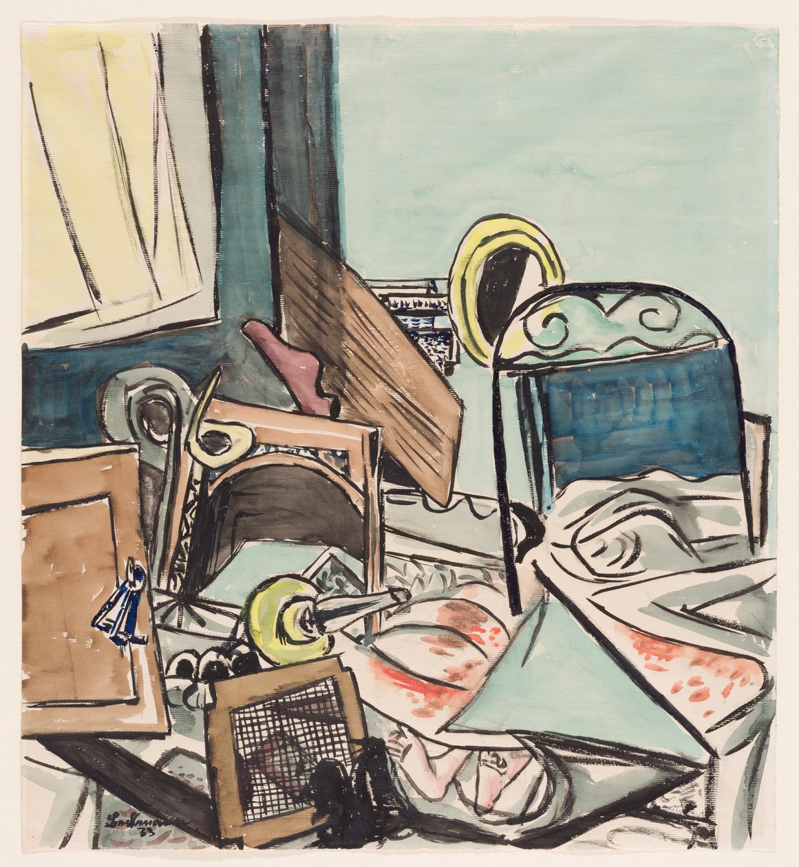 Morderstwo autorstwa Max Beckmann