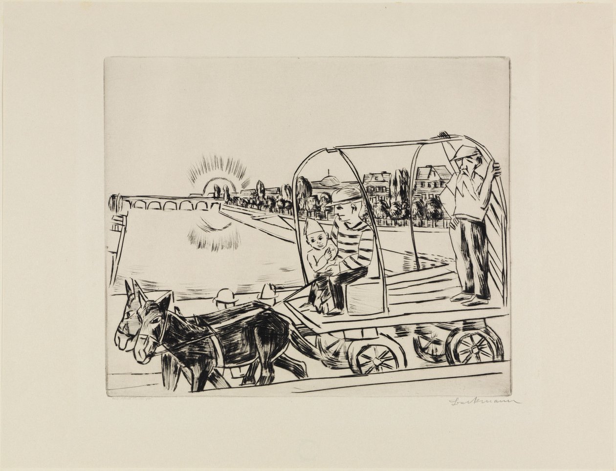Poranek autorstwa Max Beckmann