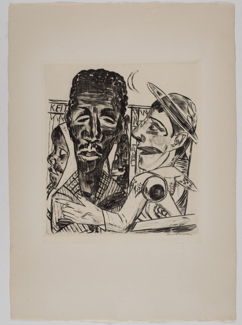 „Czarny mężczyzna“ autorstwa Max Beckmann