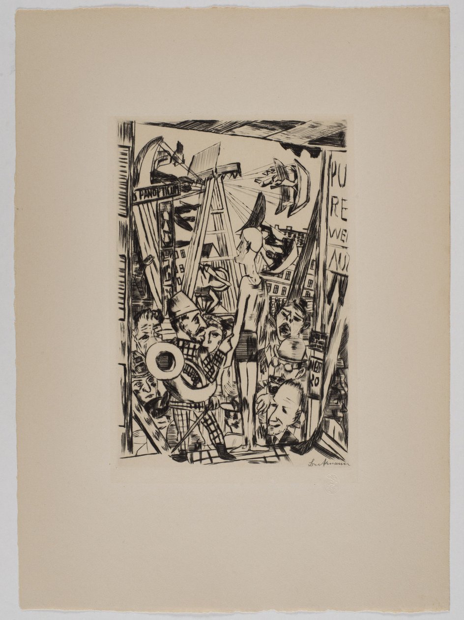 Wielki człowiek autorstwa Max Beckmann