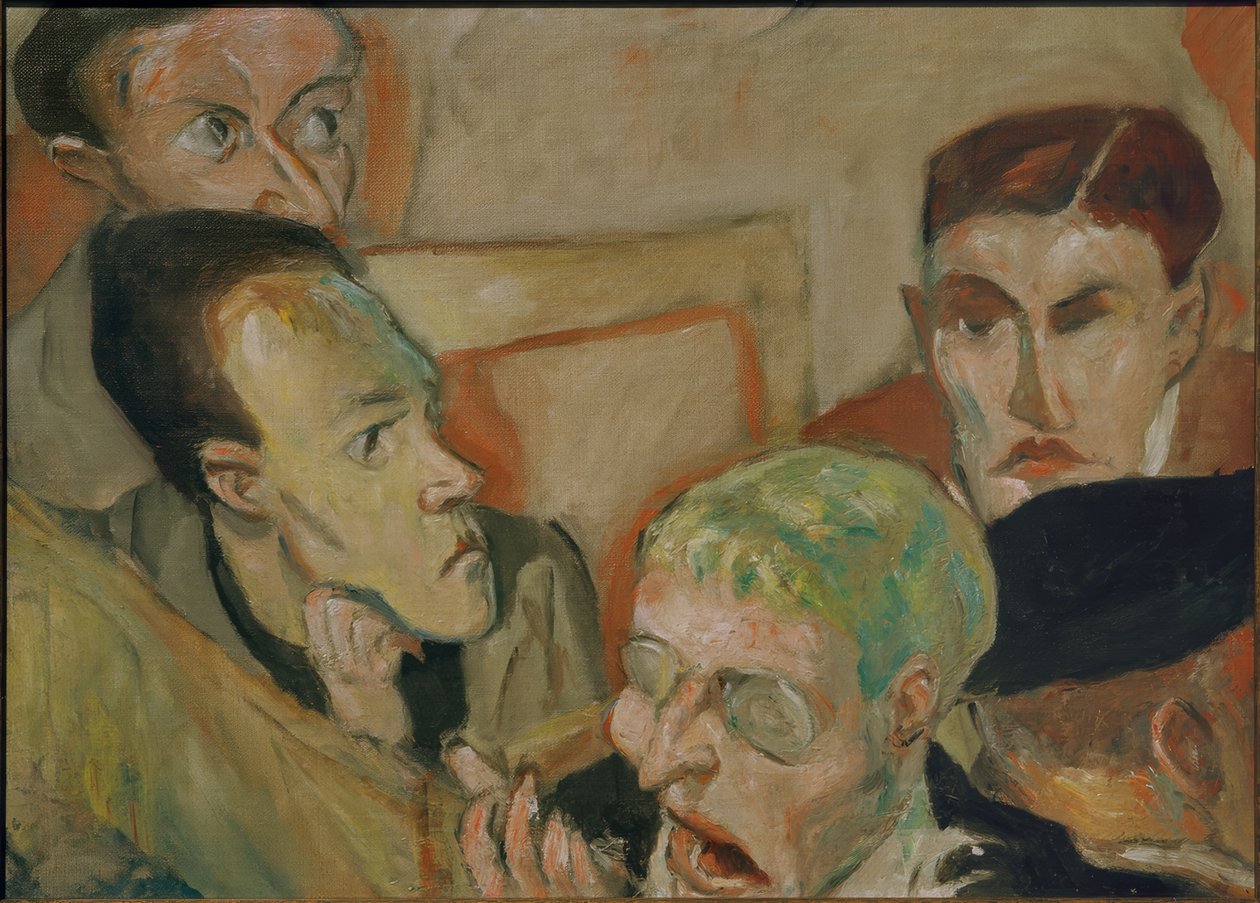 Oskarżeni autorstwa Max Beckmann