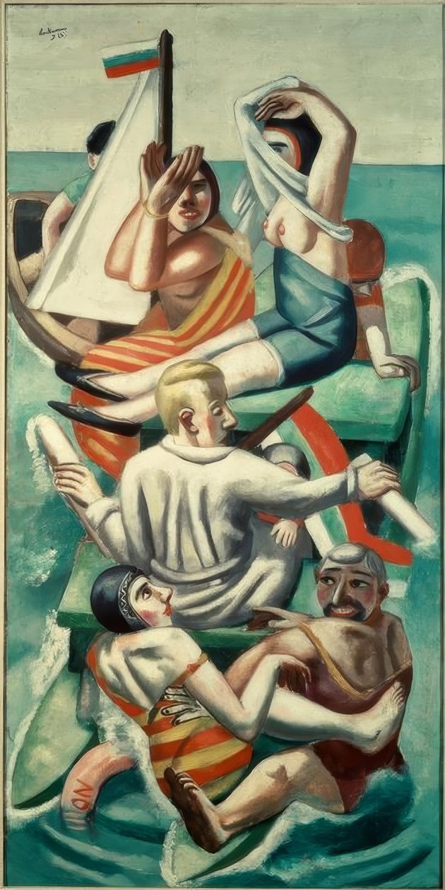 Łódź autorstwa Max Beckmann