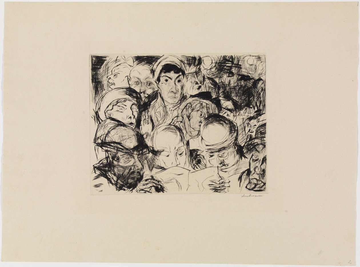 Wypowiedzenie wojny autorstwa Max Beckmann