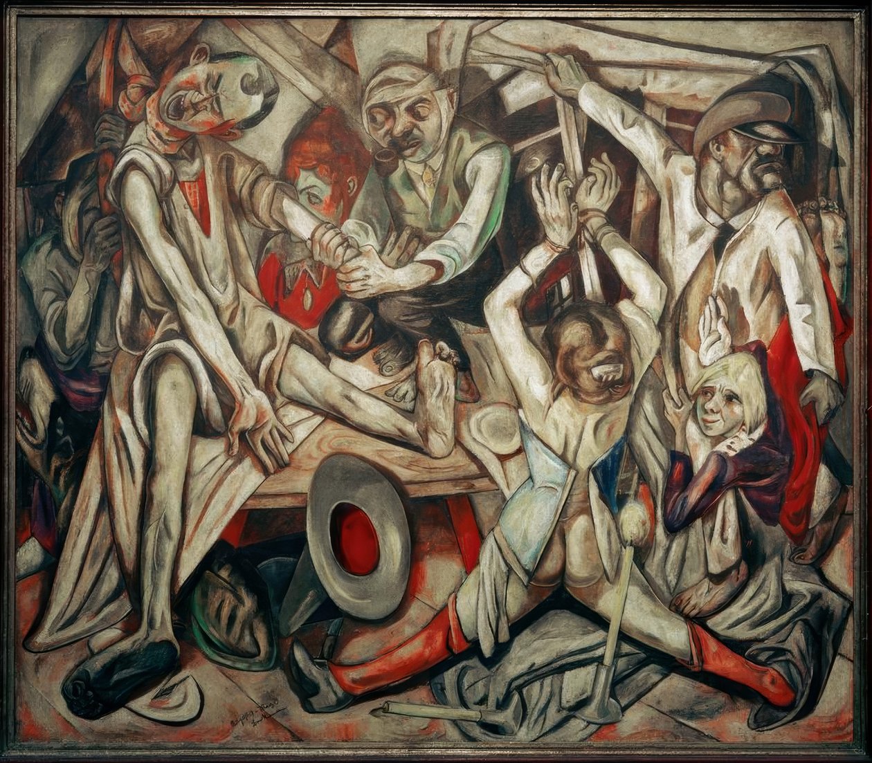 Noc autorstwa Max Beckmann