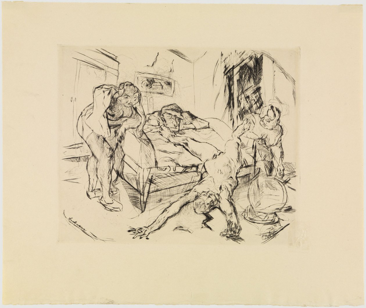 Noc autorstwa Max Beckmann