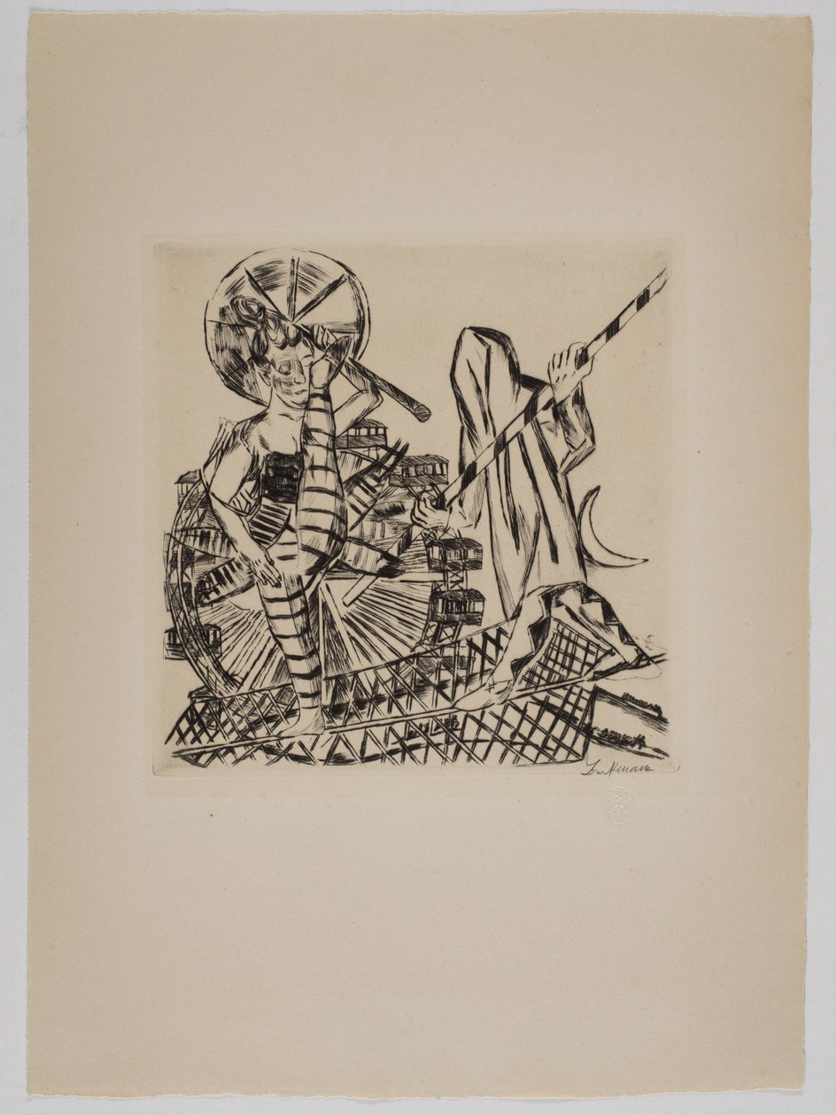 Linoskoczkowie autorstwa Max Beckmann