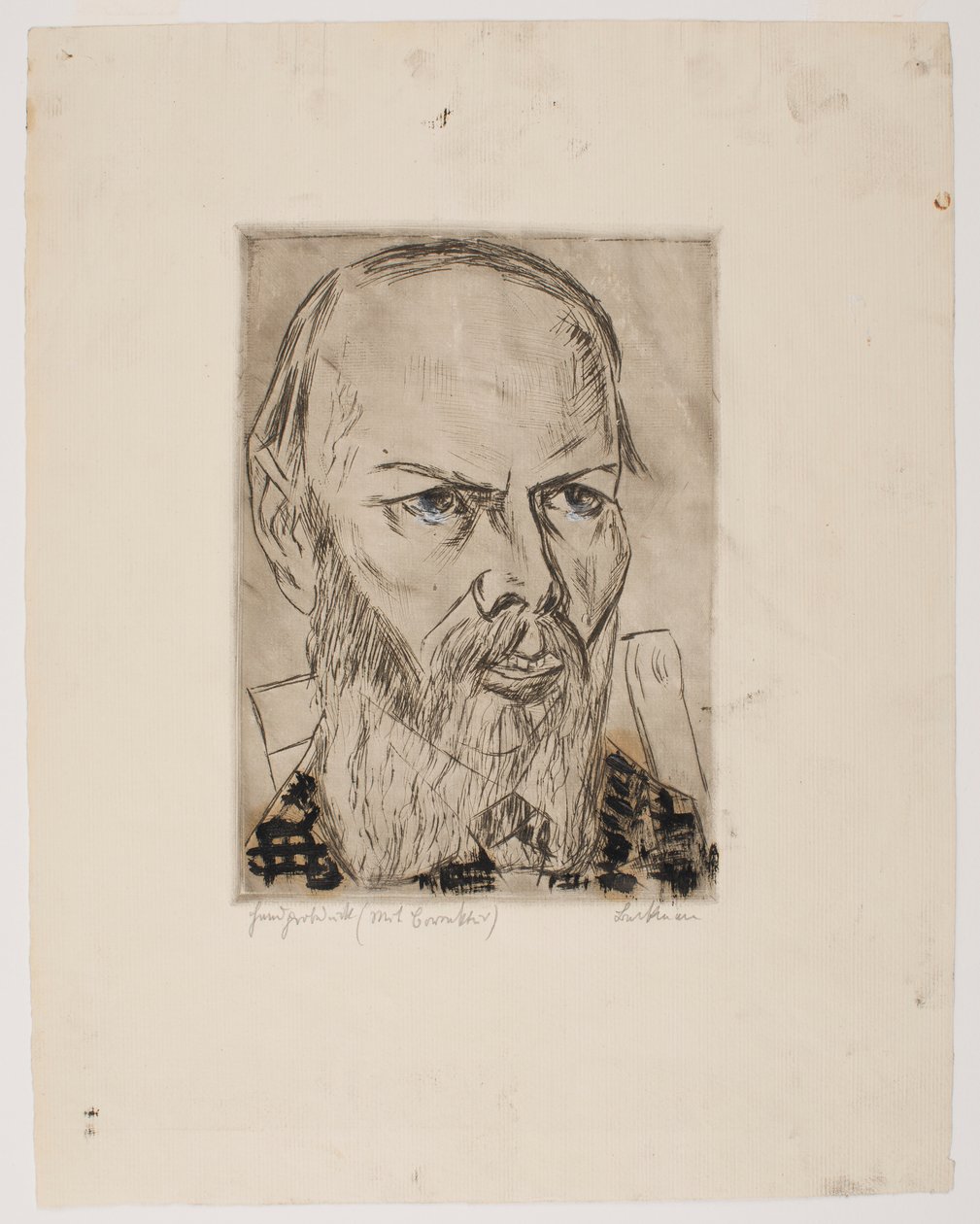 Dostojewski I autorstwa Max Beckmann