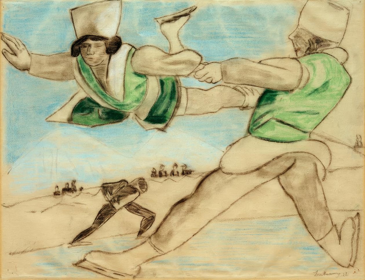 Łyżwiarz figurowy II autorstwa Max Beckmann