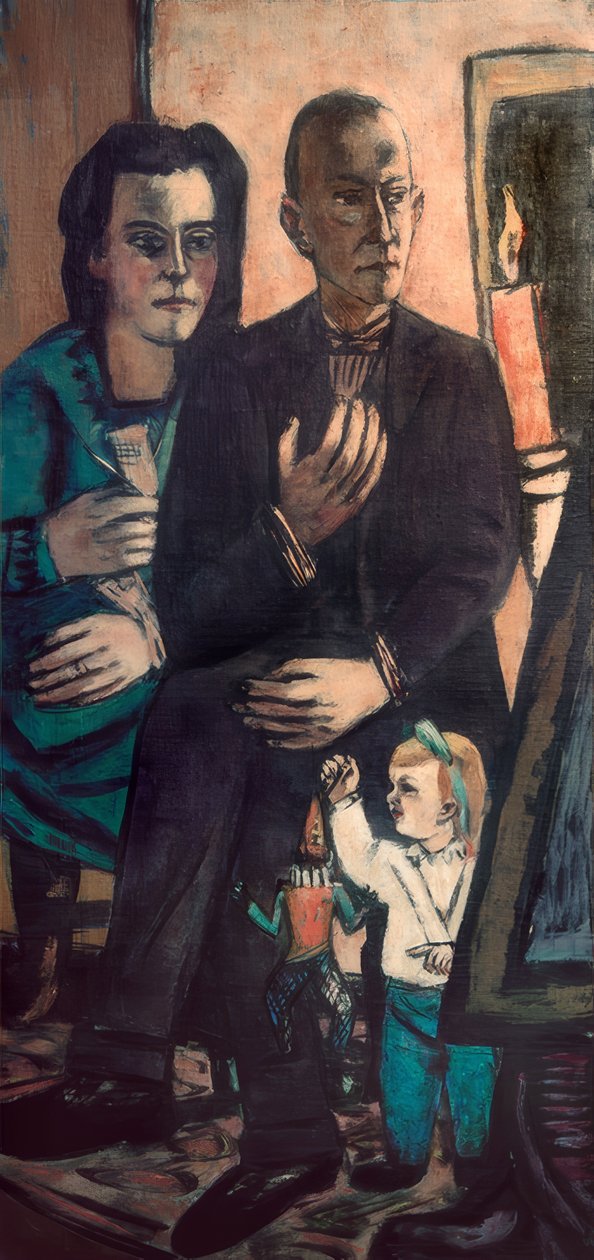 Portret rodzinny Lütjens autorstwa Max Beckmann