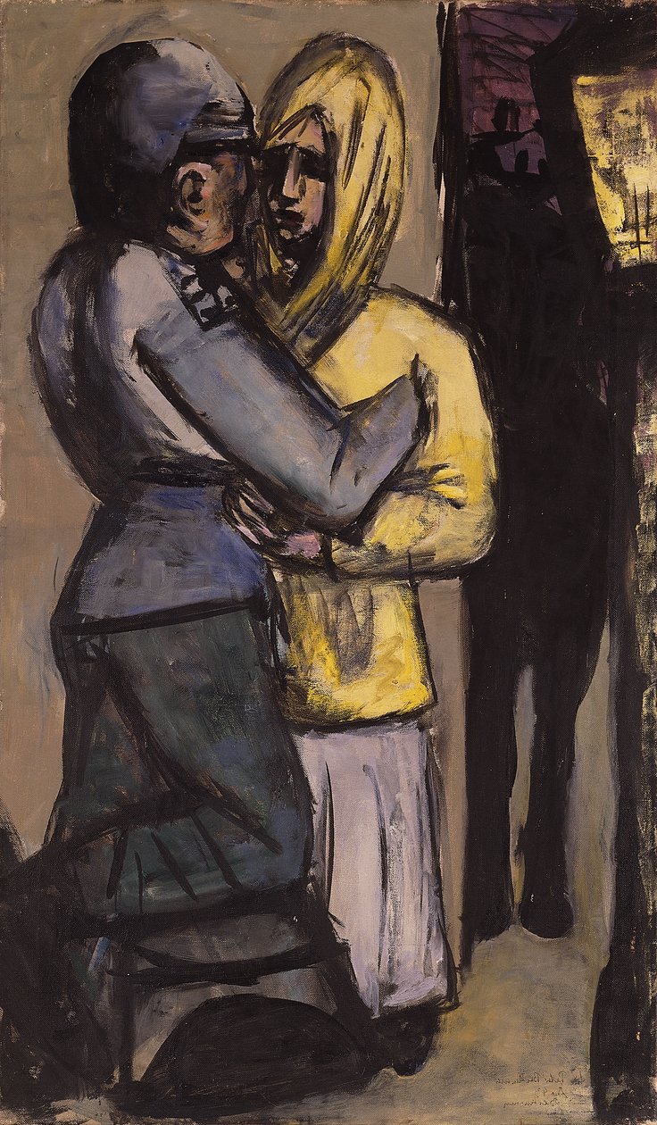 pożegnanie Biorąc urlop autorstwa Max Beckmann