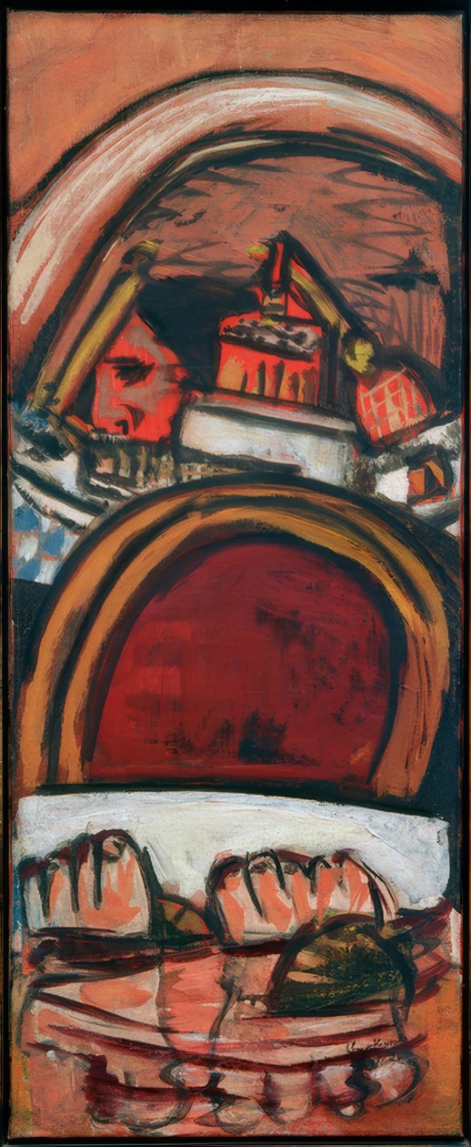 Stopy w łazience autorstwa Max Beckmann