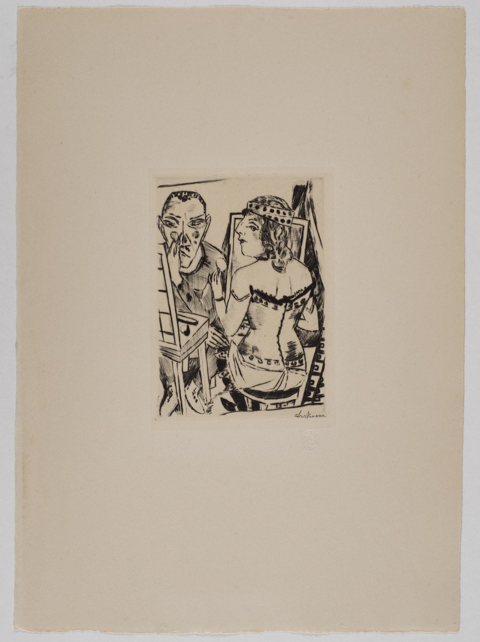 Garderoba autorstwa Max Beckmann