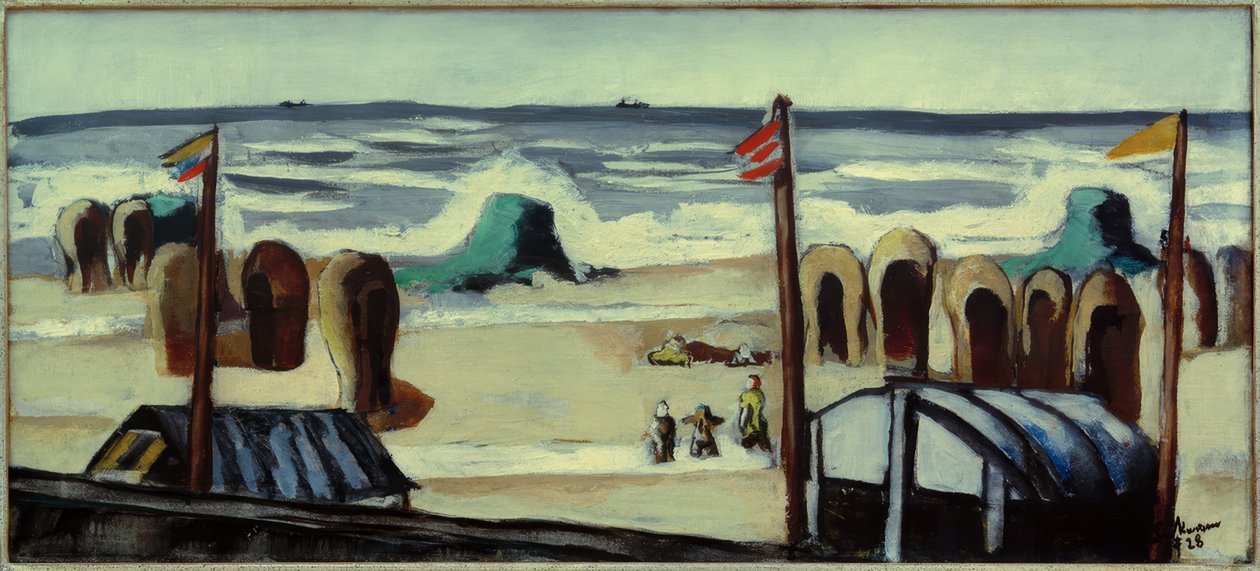 Szara plaża autorstwa Max Beckmann