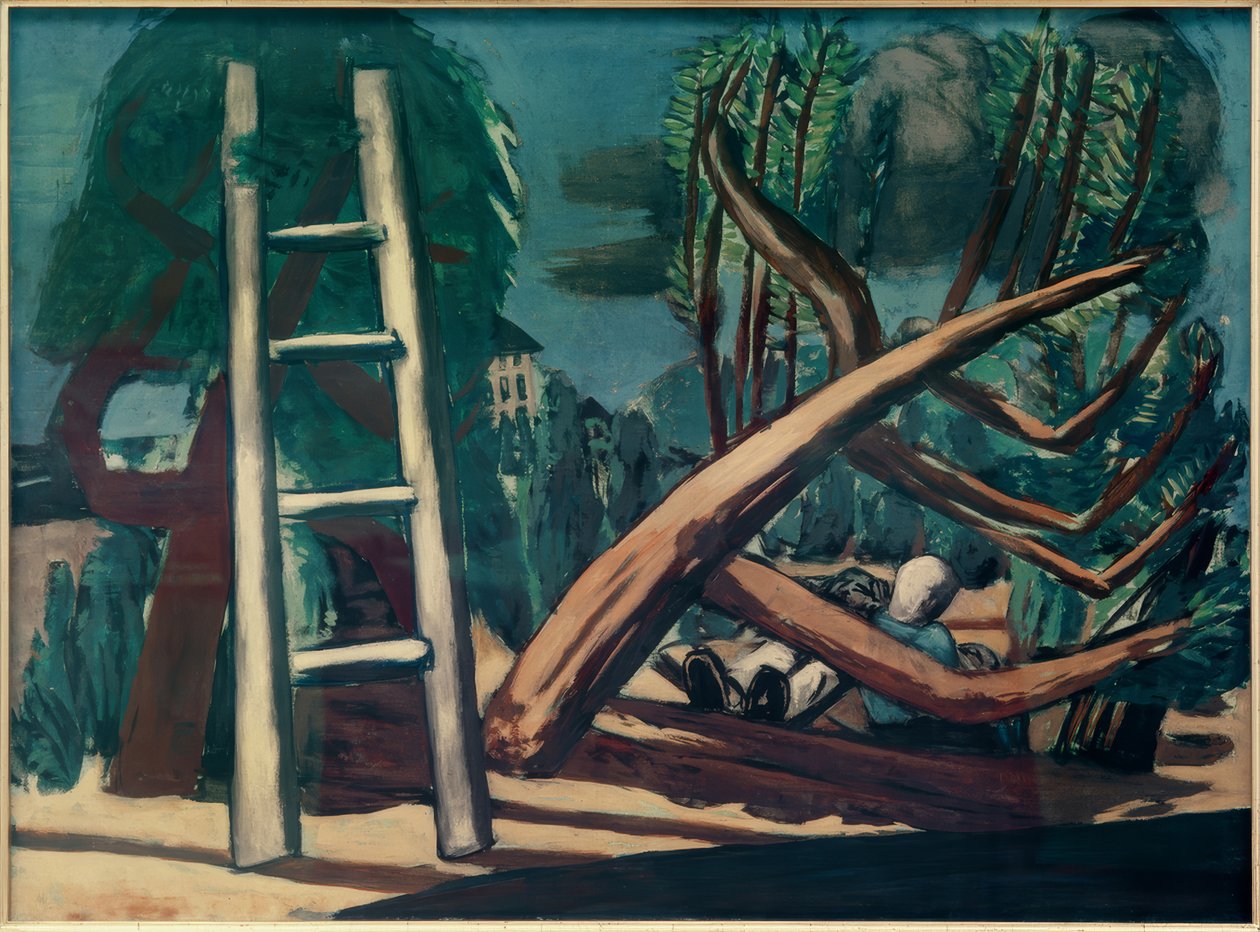 Duży krajobraz burzy autorstwa Max Beckmann