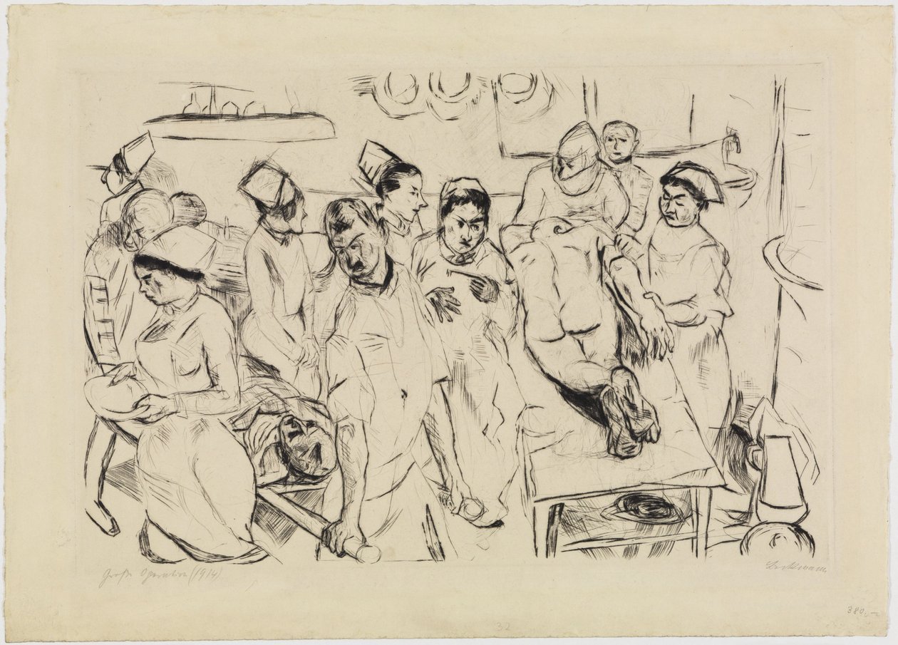 Wielka operacja autorstwa Max Beckmann