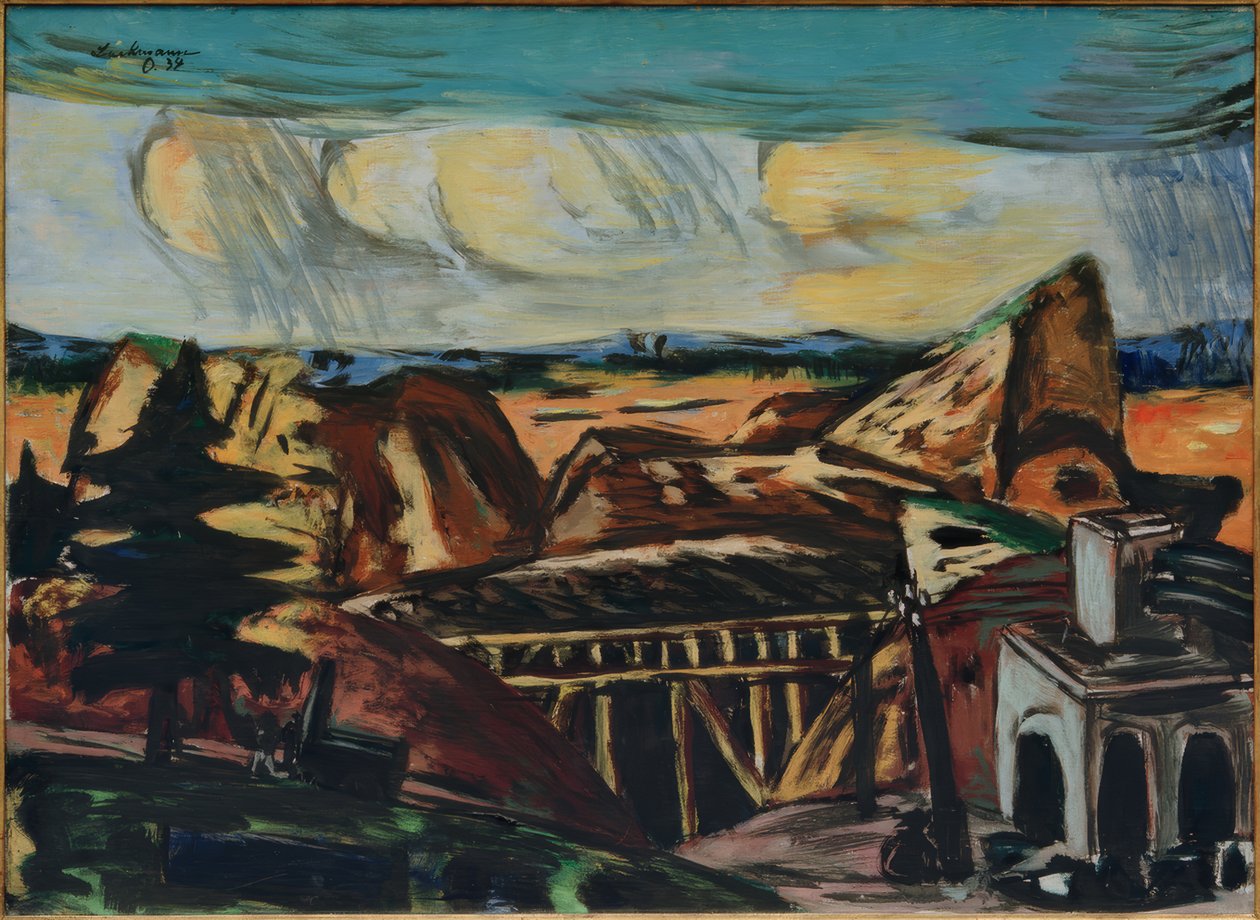 Duży kamieniołom w Górnej Bawarii autorstwa Max Beckmann