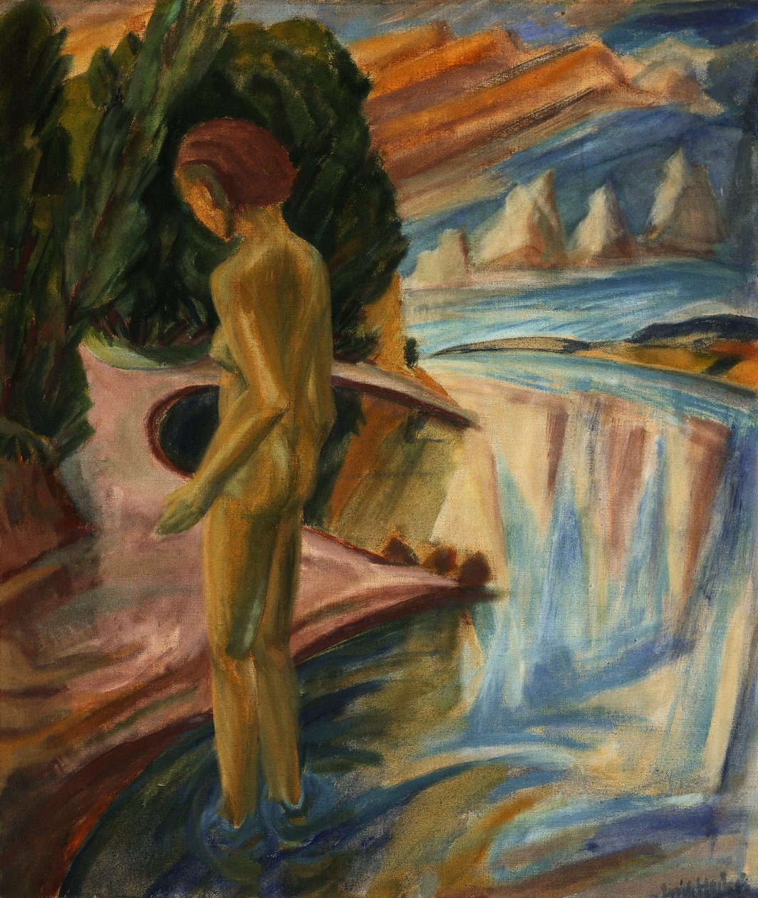 Zbiór siana; Heuernte autorstwa Max Beckmann