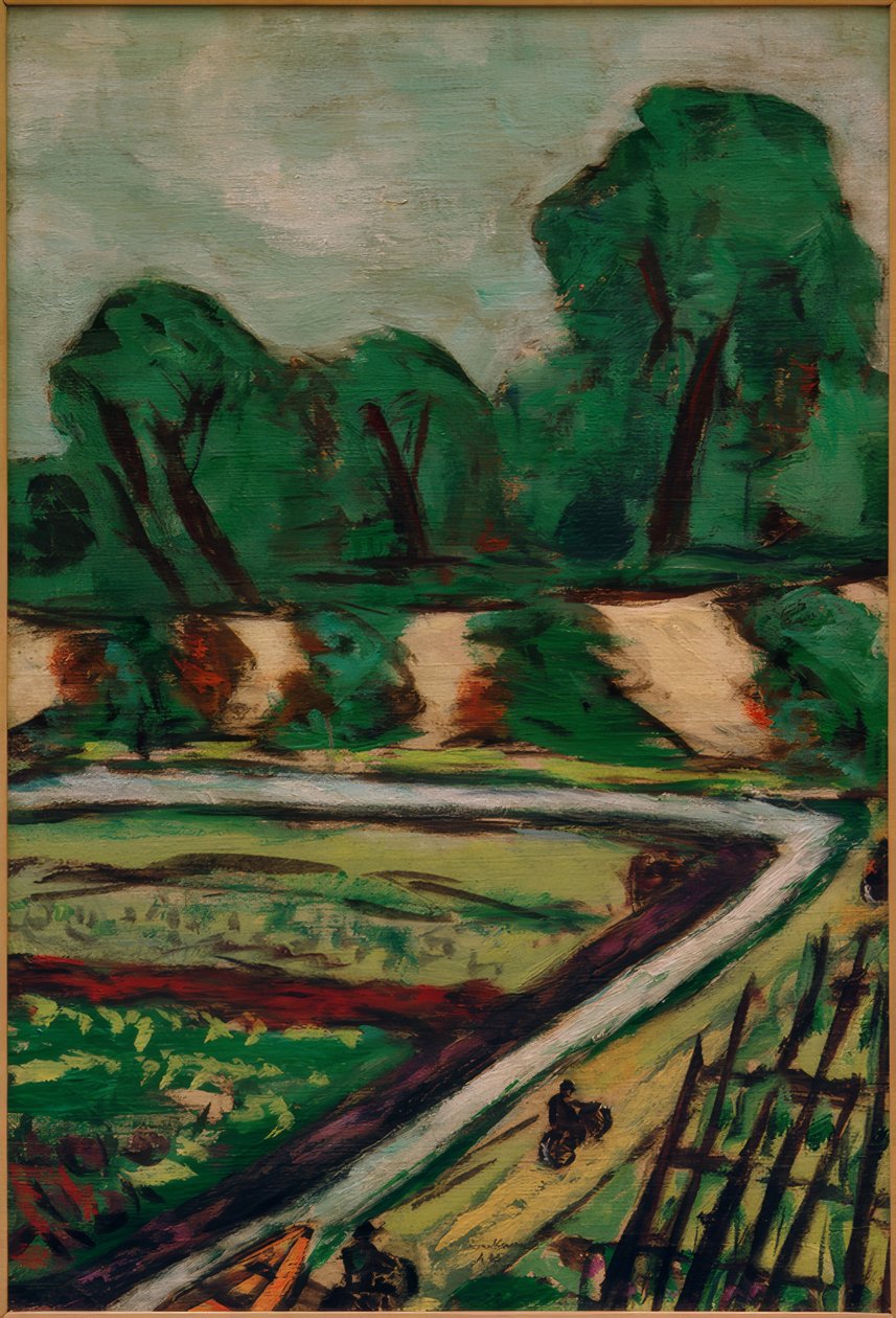Holenderska ścieżka rowerowa autorstwa Max Beckmann