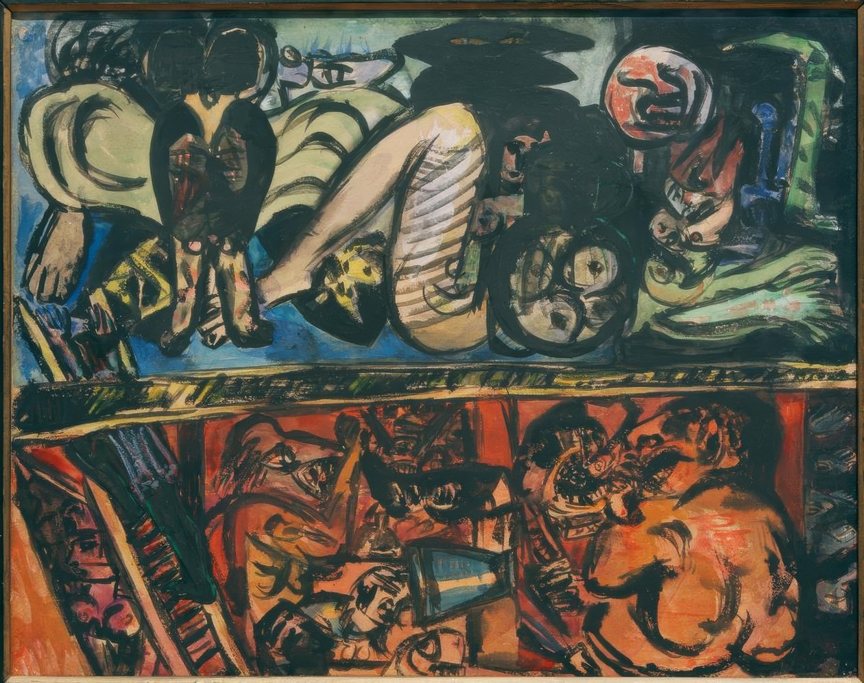 Piekło i Limbo autorstwa Max Beckmann