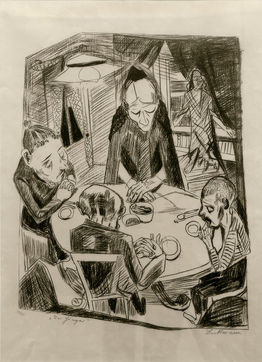 Głód autorstwa Max Beckmann