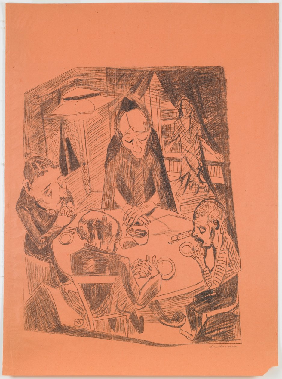 Hunger, Platte 5 aus dem Portfolio „Hölle“ autorstwa Max Beckmann