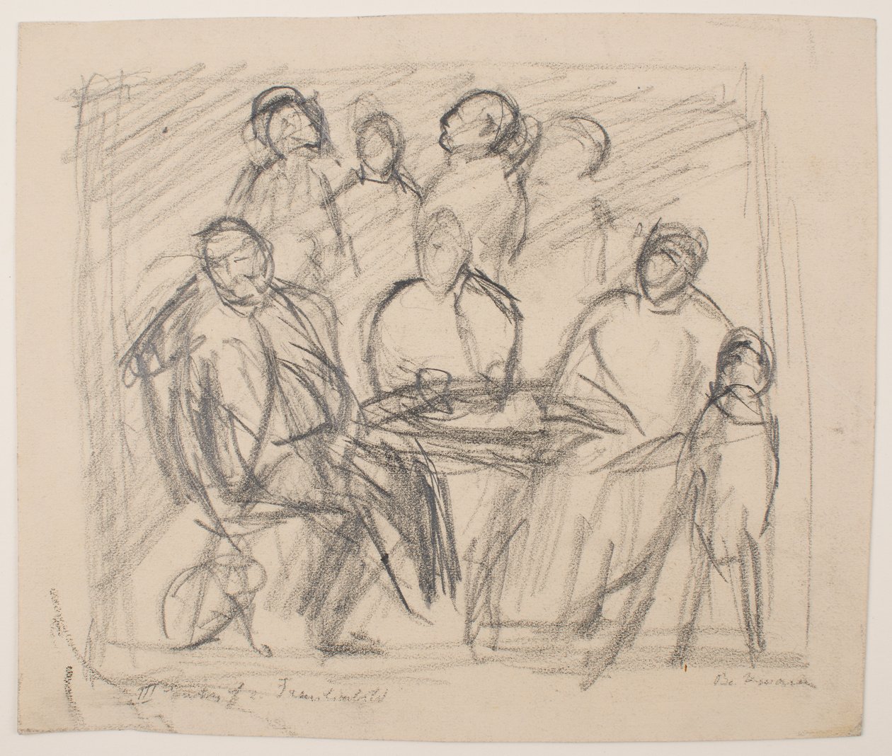 III [Trzeci] Szkic do portretu rodzinnego autorstwa Max Beckmann