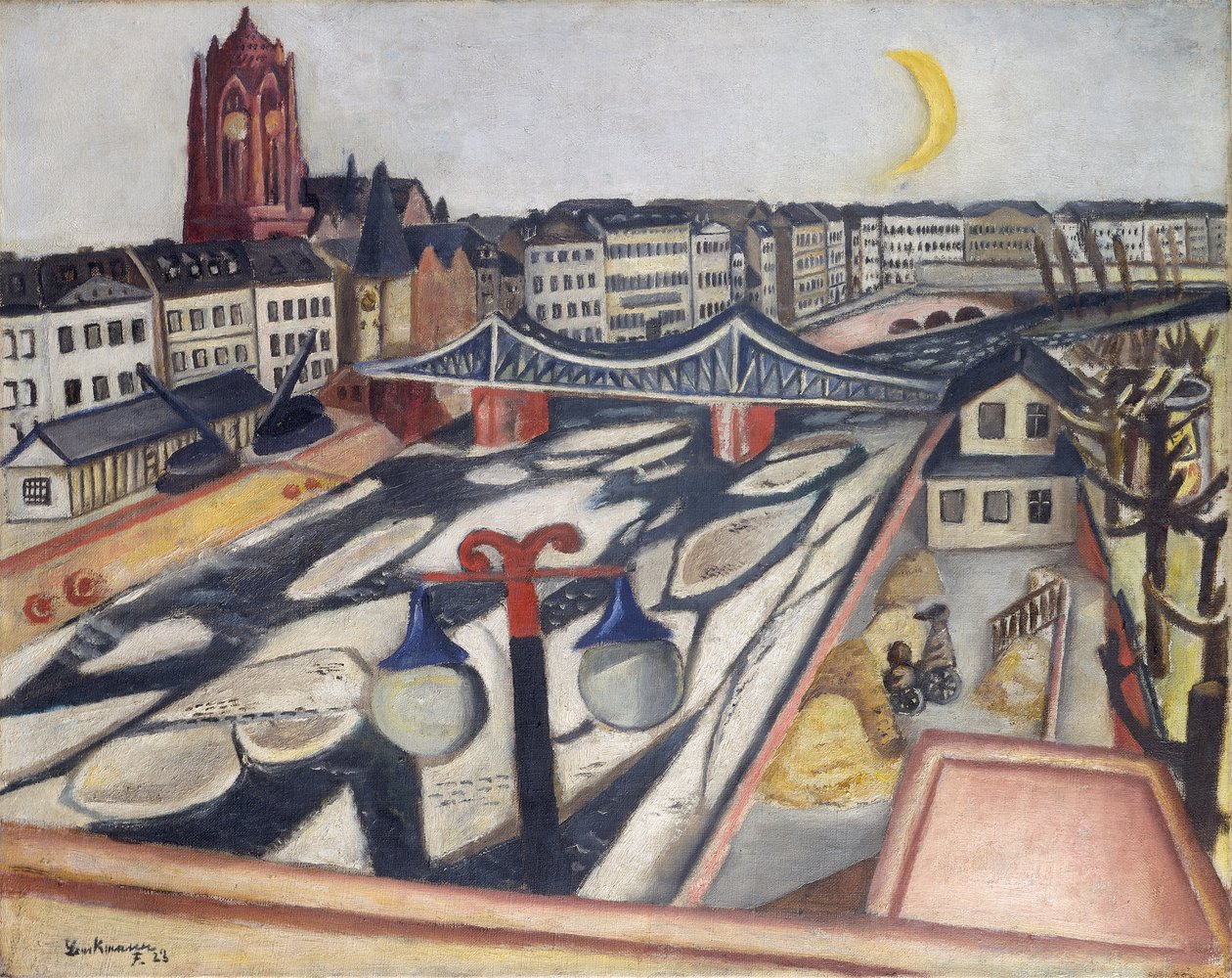 Lód na rzece autorstwa Max Beckmann